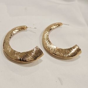Elegant Gold Hoop Earrings
